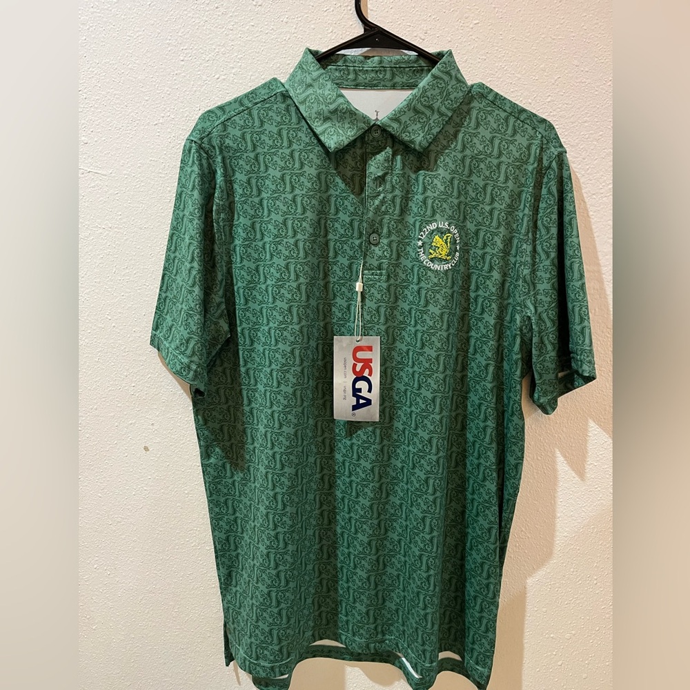USGA 122nd US Open golf Polo. Med. NWT
